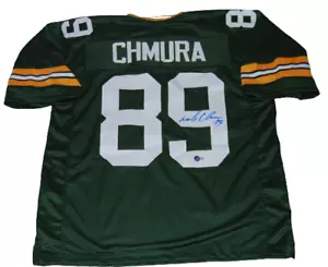 MARK CHMURA signed (GREEN BAY PACKERS) XL custom jersey BECKETT BAS BG93604 - Picture 1 of 2