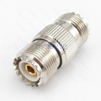 UHF SO-239 SO239 female jack to UHF female jack RF Connector Adapter - Image 1 of 4