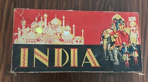 1940 PARKER BROTHERS - JUEGO DE MESA INDIA EL JUEGO REAL DE LA INDIA - Imagen 1 de 2