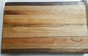 Handgefertigtes amerikanisches Walnuss & Eiche Brot Schneidebrett 12"x8"x1" HERGESTELLT IN USA - Bild 1 von 7