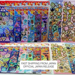 Pokemon Stickers Lot 16 Sheets 480+ Hologram Complete Set Japanese Exclusive - Picture 1 of 13