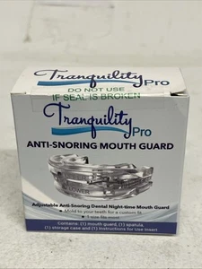 TRANQUILITY PRO Adjustable Mouthpiece Anti-Snoring Mouth Guard Stop Snoring - Picture 1 of 5