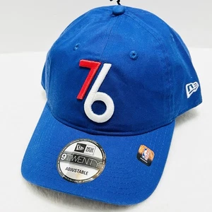 New Era Philadelphia 76ers City Edition 9TWENTY Hat Cap Adjustable Strap Blue - Picture 1 of 5