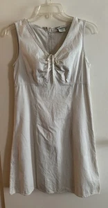 Faded Glory Authentic Beige Dress Mini Size 10 - Picture 1 of 8