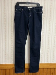 Abercrombie & Fitch Erin Jeans Damen Größe 8L Stretch dunkle Waschung - Bild 1 von 9