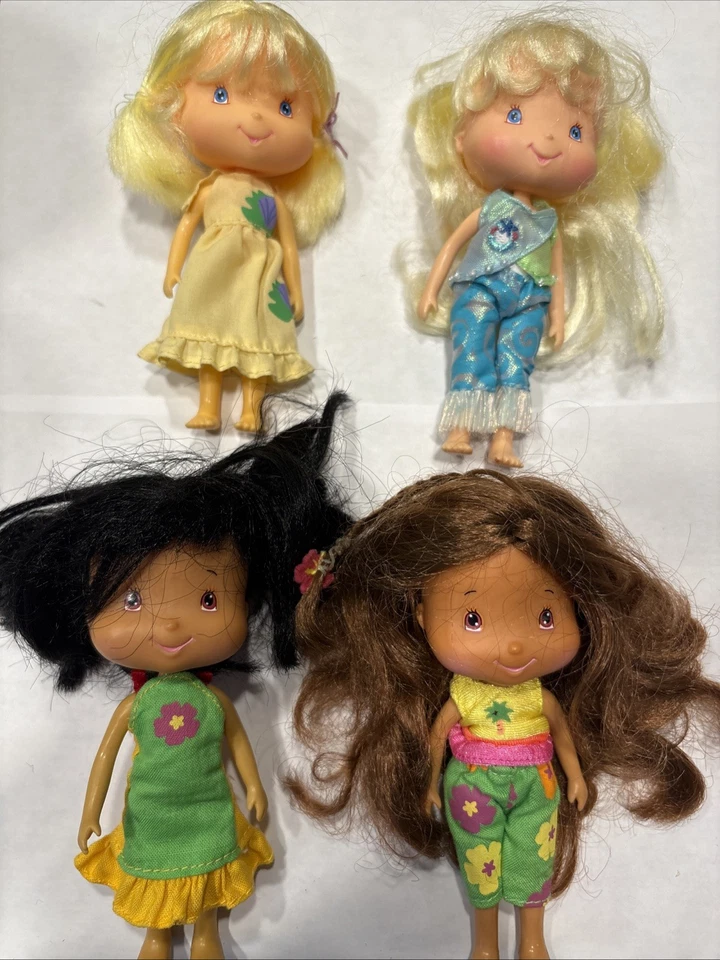 Lote de 3 muñecas Strawberry Shortcake Berry Best Friends Hasbro 2005 Island Friend Foto 1 de 4