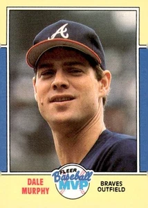 1988 Fleer Baseball MVP #25 Dale Murphy Atlanta Braves - Picture 1 of 2