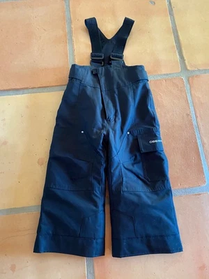 Obermeyer Ski Bibs Black “I-Grow” Snow Kids Ski Snowboard Size 3 Unisex - Image 1 of 4