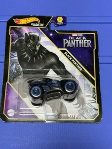 Hot Wheels 2021 Personnage Panthère Noire Version Voiture Neuf Marvel - Photo 1/1