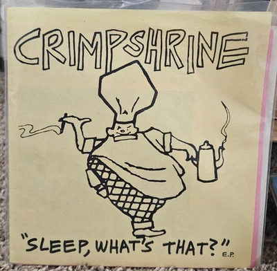 Crimpshrine - Sleep What's That? e.p. Lookout Records #4 7" vinyl - Image 1 of 3