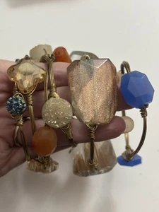 Bourbon und Boweties Armreif Armbänder 6 Stück - Bild 1 von 10