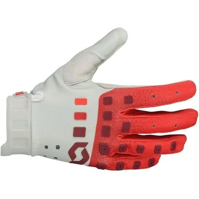 Scott Podium Pro MX Gloves Off-Road Motocross Red Grey - Image 1 of 2