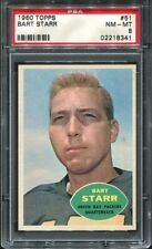 1960 Topps #51 Bart Starr PSA 8 Green Bay Packers HOF U. of Alabama