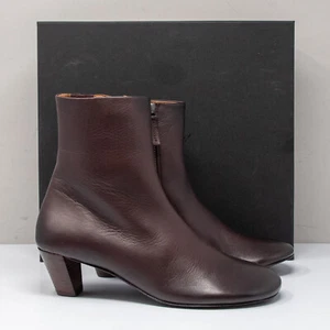 Botas de Cuero Marsèll Biscotto Tronchetto Cioccovino Borgoña, Talla 8 EE. UU. (38 UE) - Imagen 1 de 8