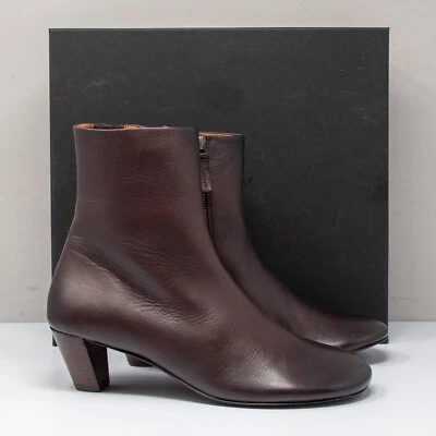 Botas de Cuero Marsèll Biscotto Tronchetto Cioccovino Borgoña, Talla 8 EE. UU. (38 UE) Foto 1 de 4