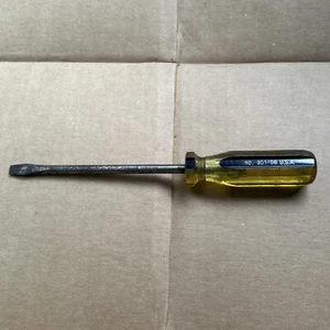 Millers Falls USA 5/16" Slotted Flathead Tip Screwdriver 951-06 Heavy Duty - Picture 1 of 11