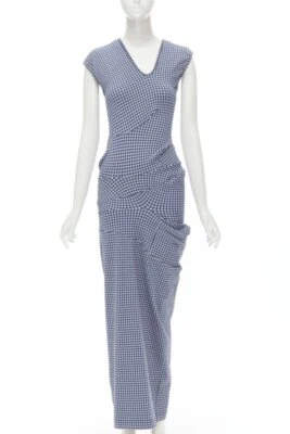 Raro COMME DES GARCONS Robe De Chambre Vintage 1997 Lumps Bumps vestido azul Foto 1 de 4