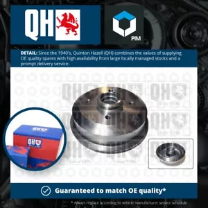 2x Brake Drums (Pair Set) fits FORD ESCORT Mk3, Mk4 1.6D Rear 84 to 89 QH New - Picture 1 of 2