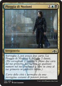 MTG Magic GRN Guilds of Ravnica - 1x ITA EX 193 C Pioggia di Nozioni - Picture 1 of 1