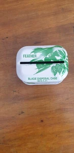 Estuche de eliminación de lata con hoja de afeitar japonesa de pluma totalmente metálica - Imagen 1 de 5