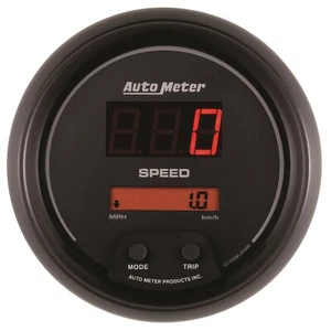 Auto Meter 6388 Sport-Comp Speedometer Gauge 3 3/8" Programmable Digital - Picture 1 of 3