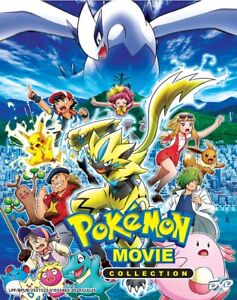 DVD Anime POKEMON Movie Collection 6DVDs Set ( Movie 1-22+3 ) English Dub* & Sub