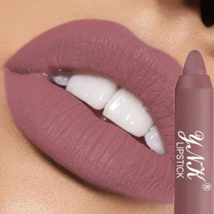1pc-12colors-velvet-matte-lipsticks-pencil-waterproof-long-lasting-sexy-red-lip- - Picture 1 of 16