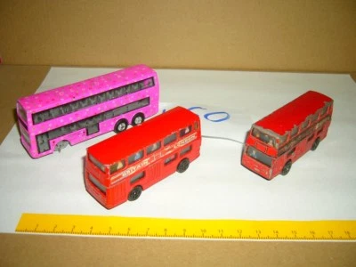 Konvolut Nr. 460 Modellautos CORGI, TINS TOYS Daimler Fleetline, Carven, Busse   - Bild 1 von 3