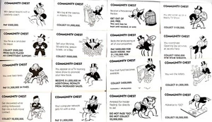 Monopoly Here and Now 2006 Replacement Community Chest Cards You Choose - Picture 1 of 19