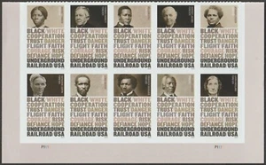 USA Sc. 5843b (F) Underground Railroad 2024 MNH plate block - Picture 1 of 1