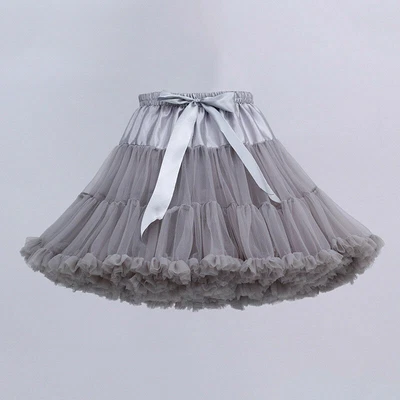 Ladies Girl Petticoat Crinoline Underskirt Swing Ballet Tutu Skirt Lolita Dress - Image 1 of 4