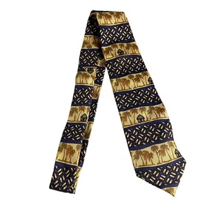 #7872 Relax by Tommy Bahama with Palm Tree Pattern Mens Necktie - Picture 1 of 4