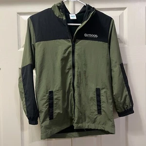 Vintage Outdoor Products Softshell 150 Full Zip Kids Jacket Green/Black - Picture 1 of 12