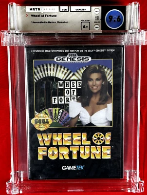WATA - Sega Genesis - 1992 - Wheel of Fortune - WATA 9.6 - Sealed A+ - Image 1 of 4