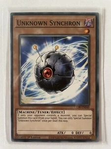Yu-Gi-Oh Karte Unknown Synchron ENG TCG Card Monster 1st Edt Konami - Bild 1 von 2