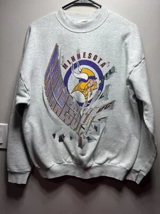 VINTAGE GRAND SPORT Adult XL Minnesota Viking USA MADE NFL NFC - Picture 1 of 9