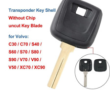Transponder Key Shell Case Cover Without Chip for Volvo C30 C70 S40 S60 S80 S70