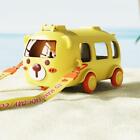 Children's Car Straw Water Cup Creative Bus-Shaped Bottle R2P6