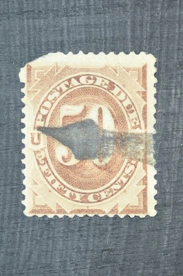 U S stamp Scott #J7...50 cent postage due used with arrow Cancel - Image 1 of 2