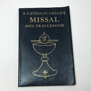 A Catholic Child's Missal and Prayer Book, Black PB January 1st 1959 Vintage - Bild 1 von 17