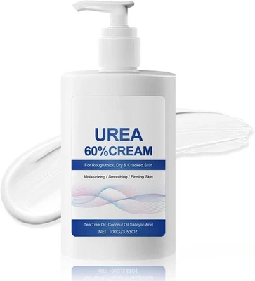 DMQ 60% Urea Cream 200Ml for Cracked Heels Feet Hands Dry Skin Maximum Strength