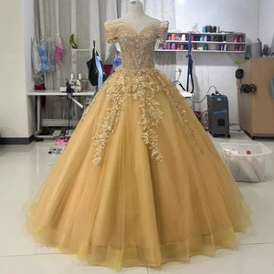 High-end 15 Quinceanera Dress Ball Gown Luxury Party Dresses Glitter 15 Year Old - Picture 1 of 21