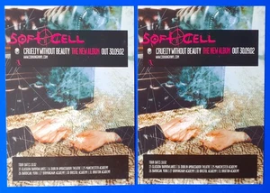 SOFT CELL Cruelty Without Beauty UK 2002 set of 2 x postcard flyers MARC ALMOND - Picture 1 of 2