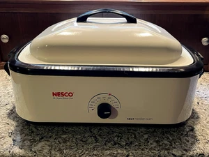 Vintage NESCO 18 Qt 4818-14 Roaster Oven Slow Cook, Roast, Bake, Cook NEW No Box - Picture 1 of 10