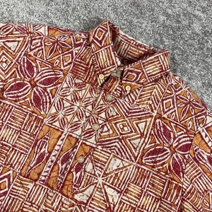 Reyn Spooner Hawaii Polo Jungen Large Made in Hawaii Button Down Tropical Print - Bild 1 von 9