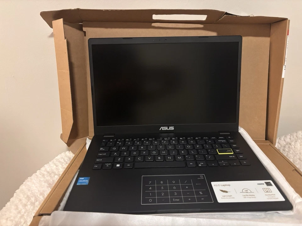 ASUS VivoBook Go 14 Laptop 14 -Inch FHD, Intel Celeron N4500, 4GB RAM, 128GB SSD - Image 1 of 4