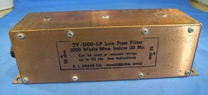 DRAKE HF LOW PASS FILTER 1.8-30 1000 WATT 52 OHM FOR HAM AMATEUR RADIO CB TV1000 - Picture 1 of 7