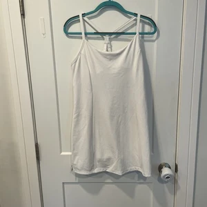 Victoria’s Secret PINK Ultimate Active Dress Sz XL Built In Shorts White NWOT - Picture 1 of 6