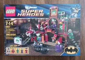LEGO DC MINIFIGURE BATMAN SUPER HEROES THE DYNAMIC DUO FUNHOUSE ESCAPE 6857 NEW