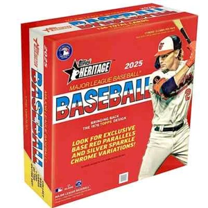 2025 TOPPS HERITAGE MEGA BOX (136 cards) MLB BASEBALL Brand New - In Hand - Picture 1 of 1